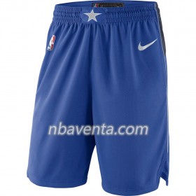 Dallas Mavericks Hombre Pantalones Azul 2018-19 Nike Swingman
